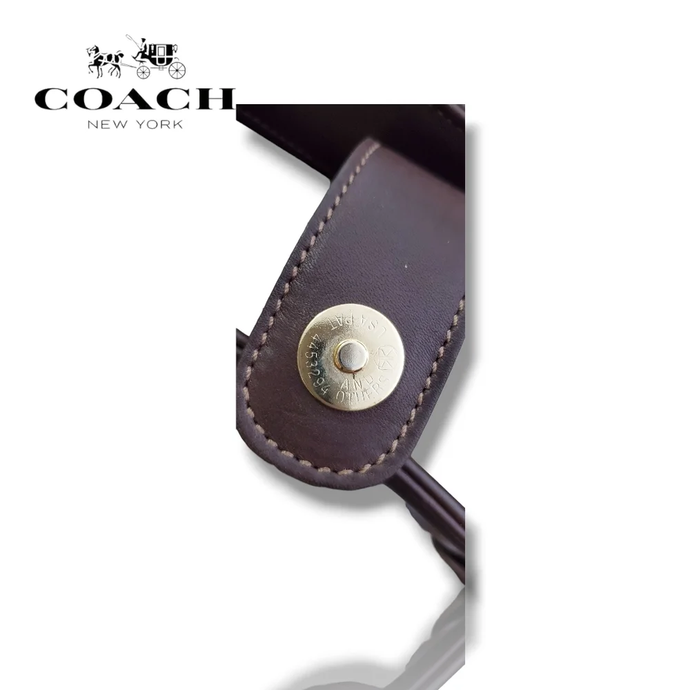 Coach 9305 Costa Rica Brown Leather 90's Y2K Bleeker Shoulder Bag